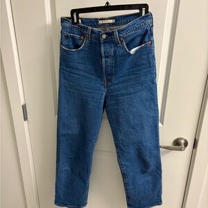 Levi's Ribcage Ankle Straight Jeans